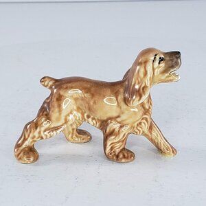 Hagen Renaker Cocker Spaniel Dog Figurine Missing Newspaper Figurine *Repaired*